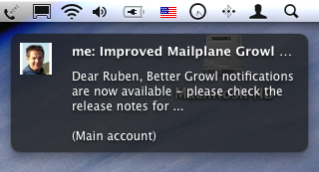 Improved Growl Notifications